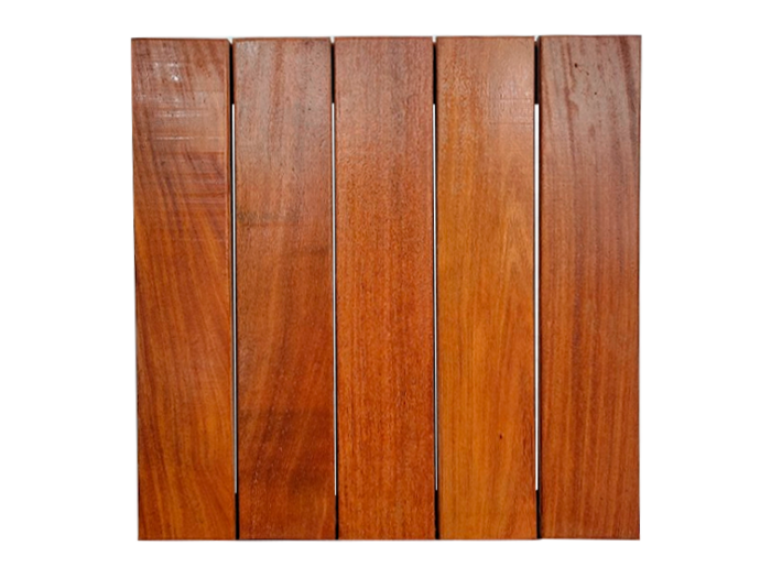 deck modular cumaru com 5 ripas