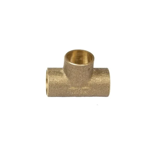 Tê de Latão 104mm c/Anel de Solda