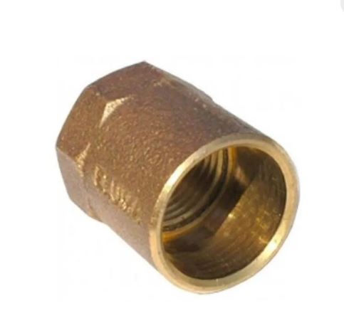CONECTOR ROSCA FÊMEA DE COBRE SEM ANEL 22Mm X 1/2