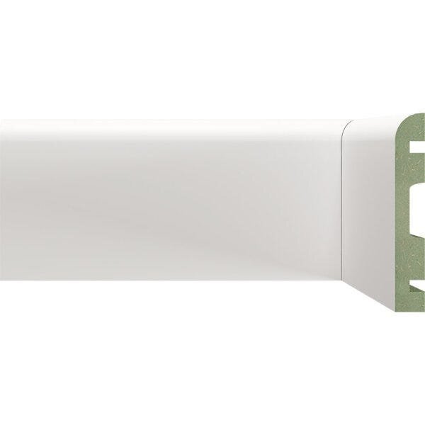 Rodapé de MDF Branco 07cm
