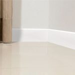 Rodapé de MDF Branco 07cm