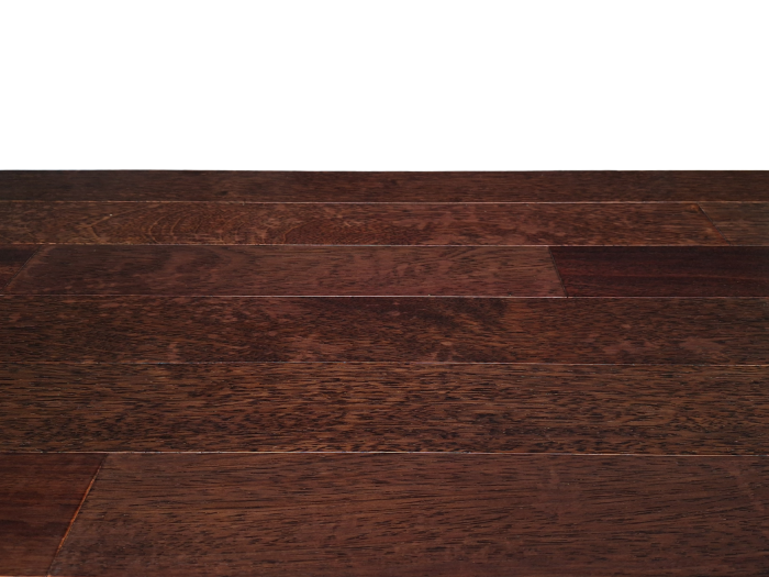 Piso de Madeira Multiestruturado Jatobá Ebony Linha Elegance instalado